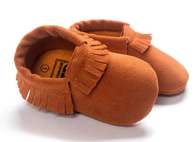 2016 New Suede Tassel Bow pu leather Newborn Baby Infant Toddler baby Moccasins Soft Mocc Bebe Non-slip Prewalker Baby Shoes