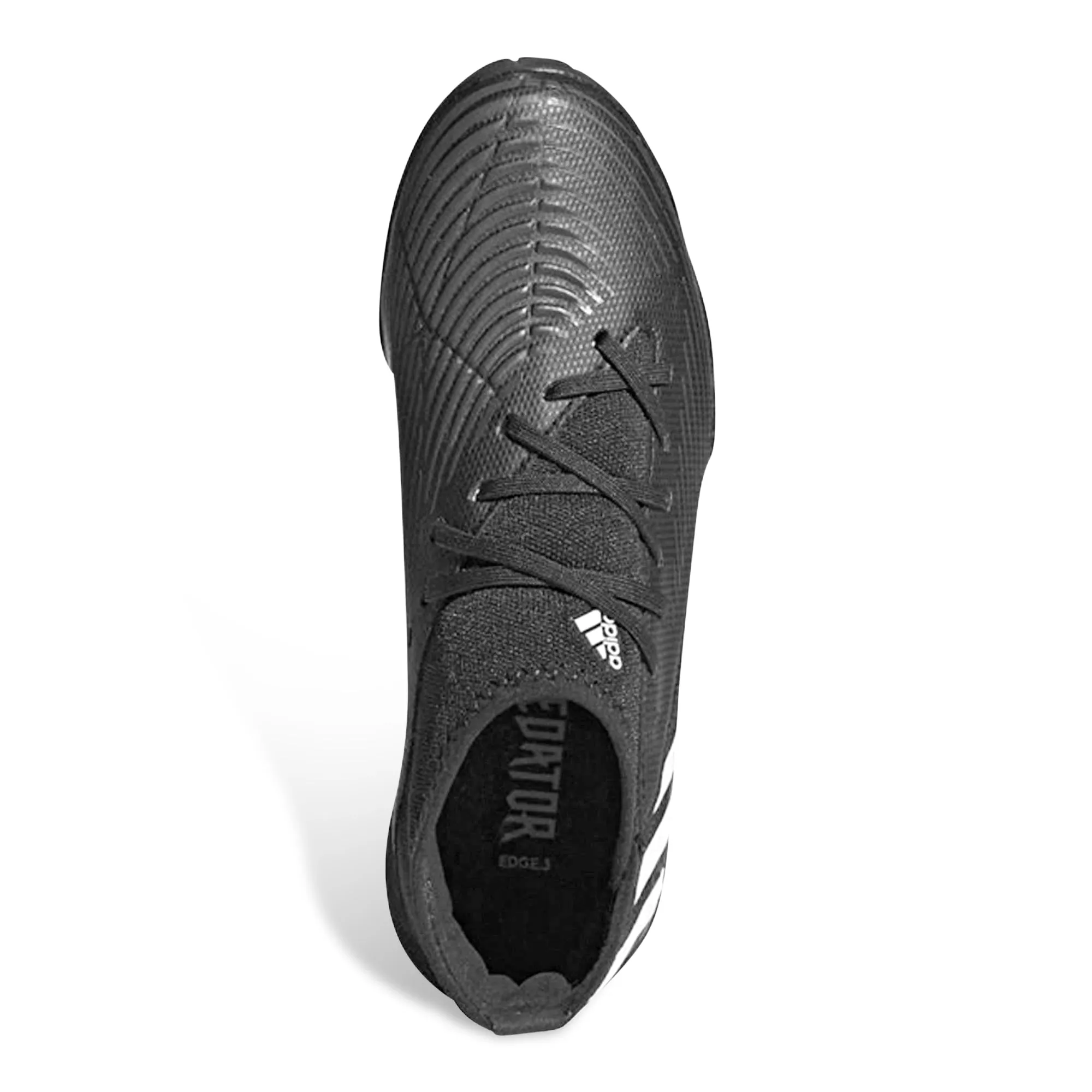 adidas Jr. Predator Edge .3 Indoor Soccer Shoes (Core Black)