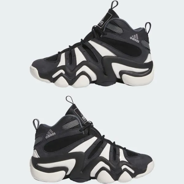 Adidas Men's Crazy 8 Shoes - Core Black / Cloud White / Collegiate Purple