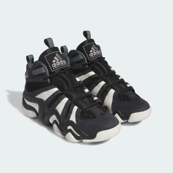 Adidas Men's Crazy 8 Shoes - Core Black / Cloud White / Collegiate Purple