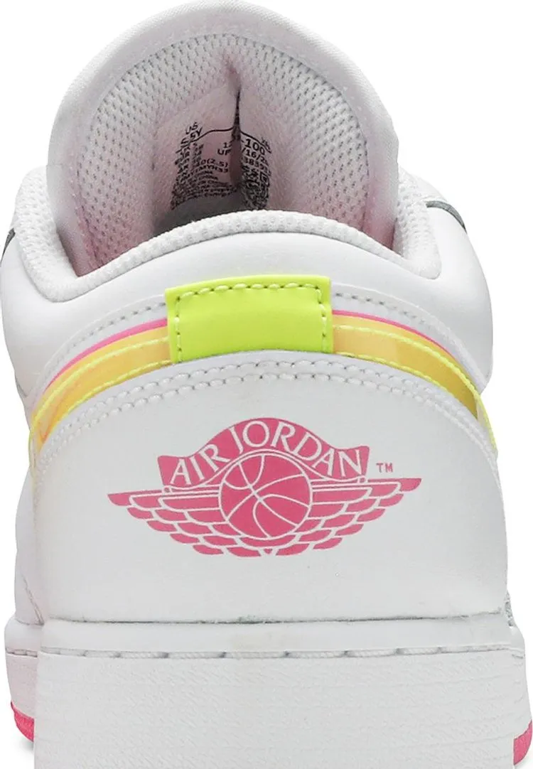 Air Jordan 1 Low GS Edge Glow, white