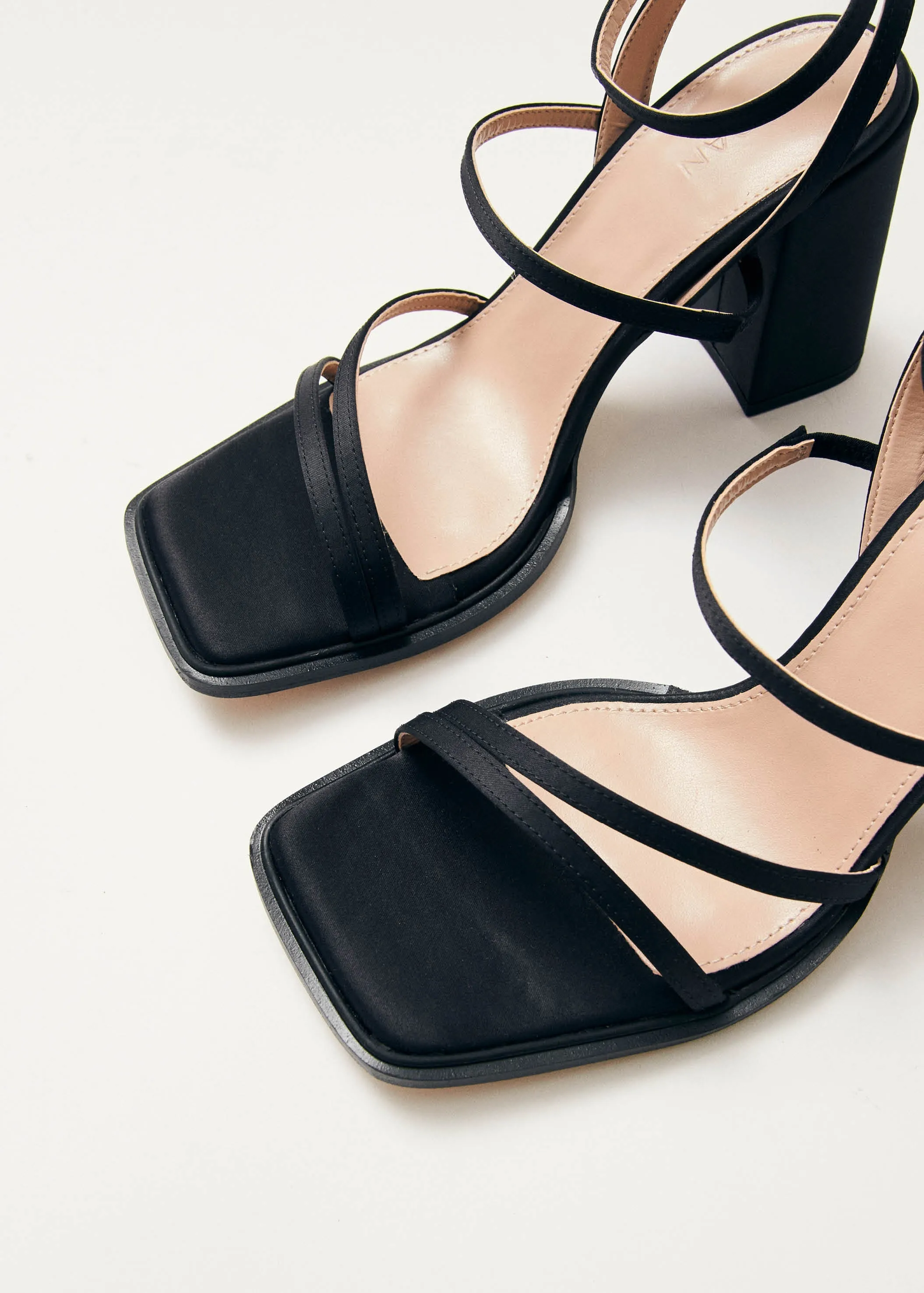 Alexa Silky Sandals - Black