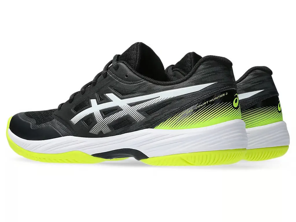 Asics Gel Court Hunter 3 Badminton Shoes - Black/White