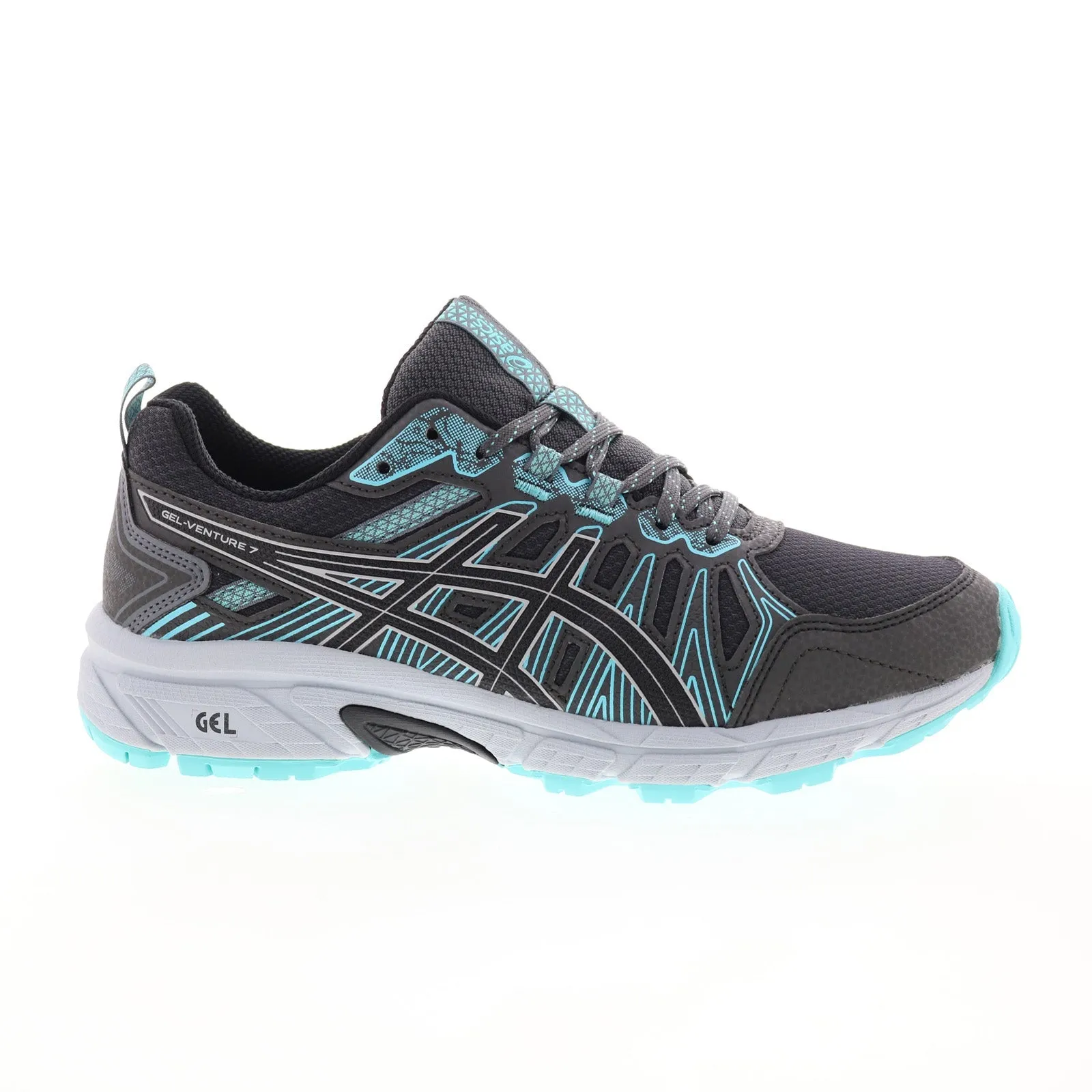 Asics Gel-Venture 7 1012A682-020 Womens Black Wide Athletic Running Shoes