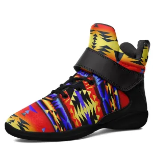 Between the San Juan Mountains Ipottaa Basketball / Sport High Top Shoes - Black Sole