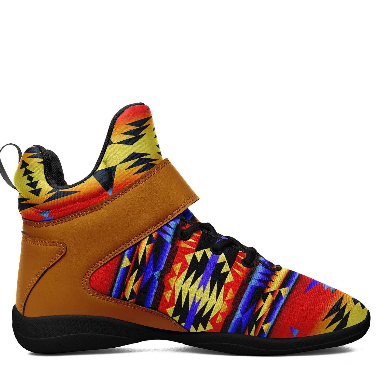 Between the San Juan Mountains Ipottaa Basketball / Sport High Top Shoes - Black Sole