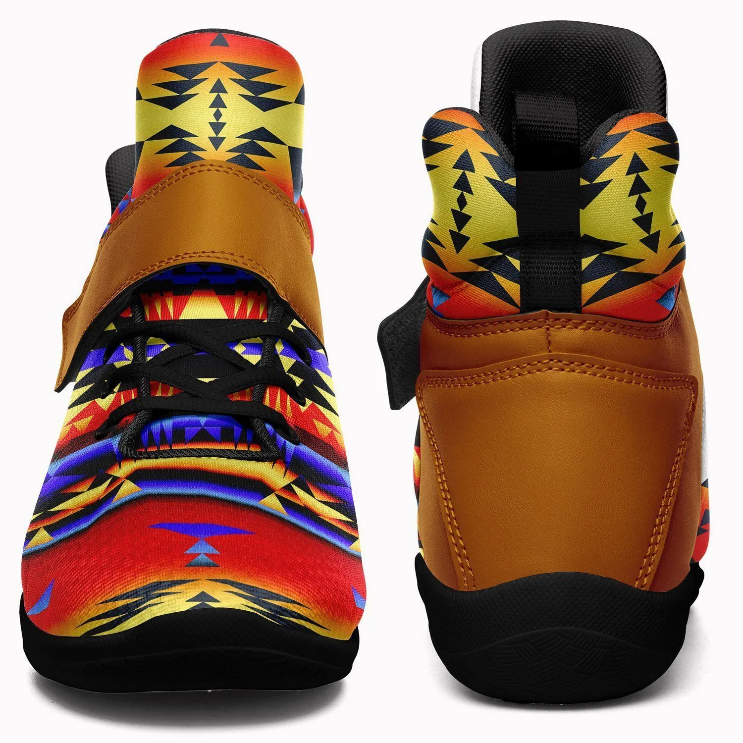 Between the San Juan Mountains Ipottaa Basketball / Sport High Top Shoes - Black Sole