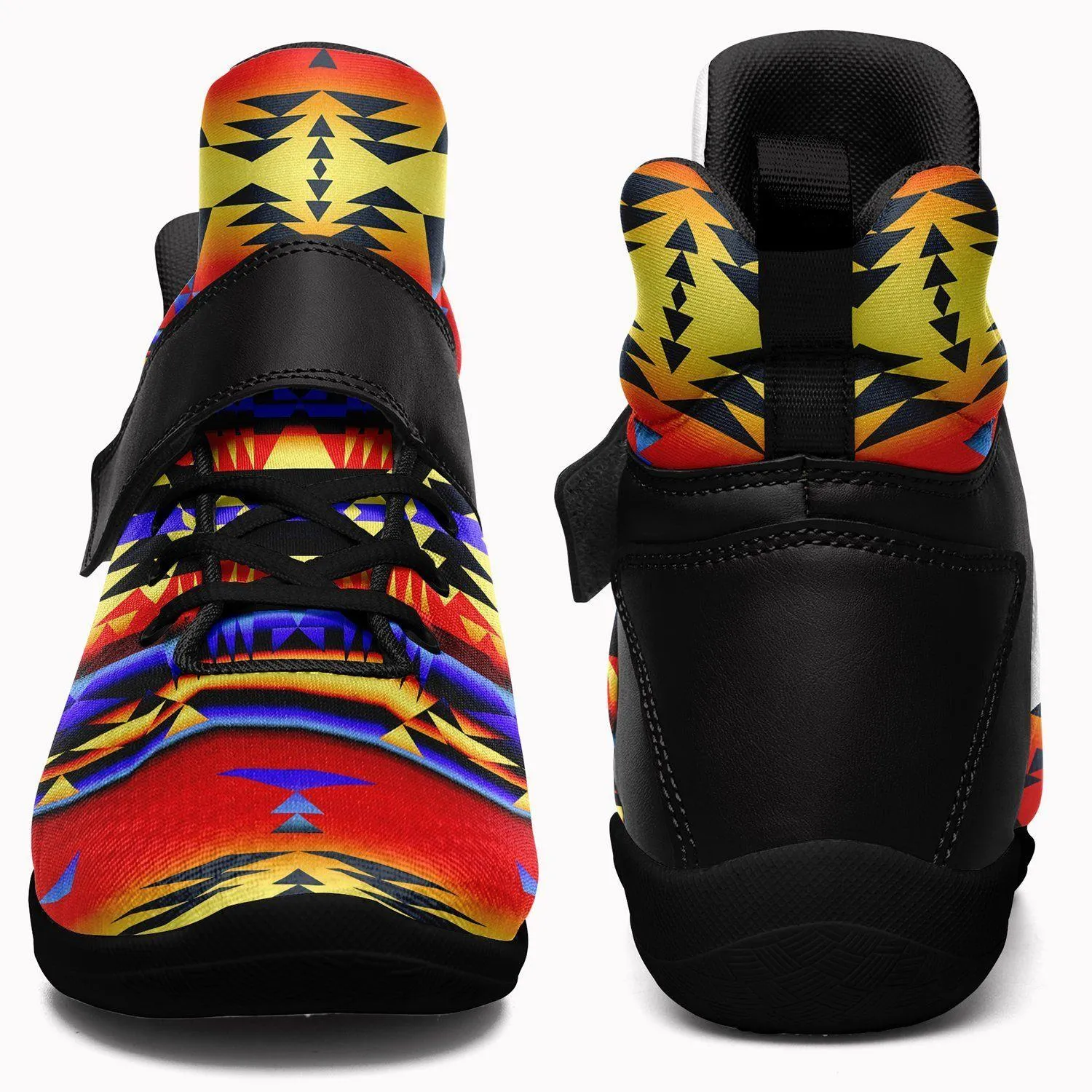 Between the San Juan Mountains Ipottaa Basketball / Sport High Top Shoes - Black Sole