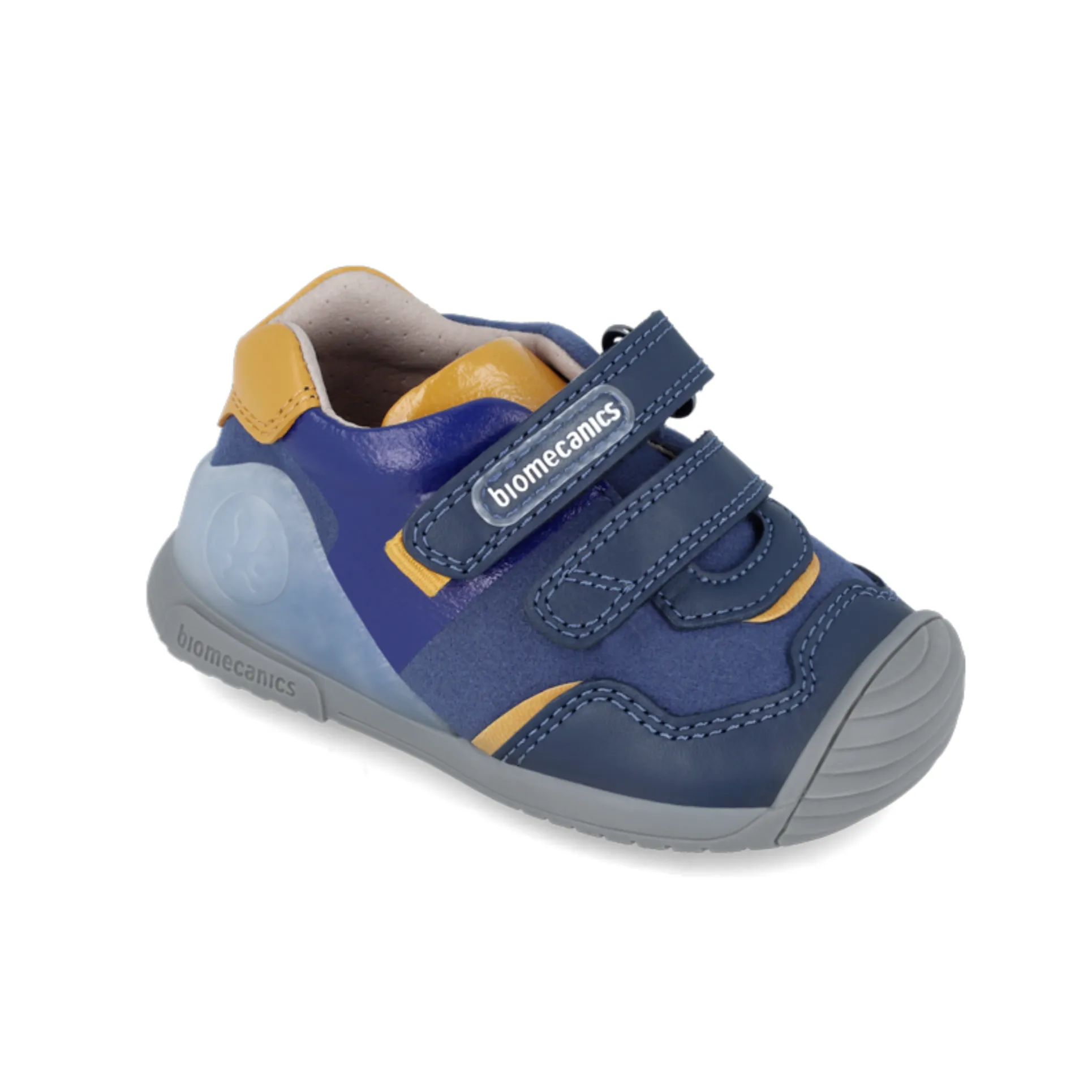 Biogateo Navy Yellow Shoes