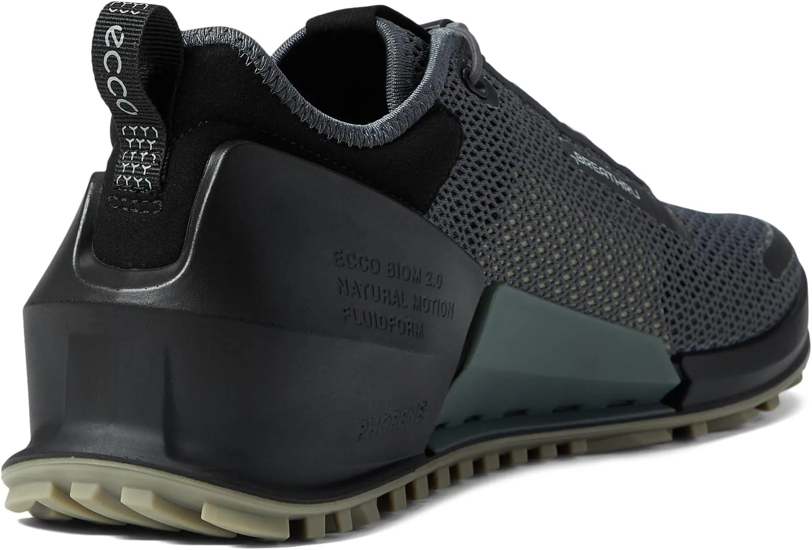 Biom 2.0 Breathru Sneaker ECCO Sport, Magnet/Black/Vetiver