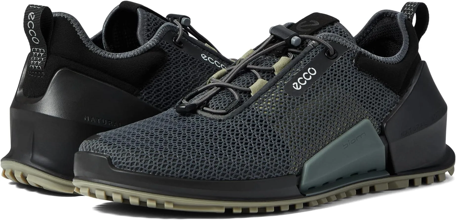 Biom 2.0 Breathru Sneaker ECCO Sport, Magnet/Black/Vetiver