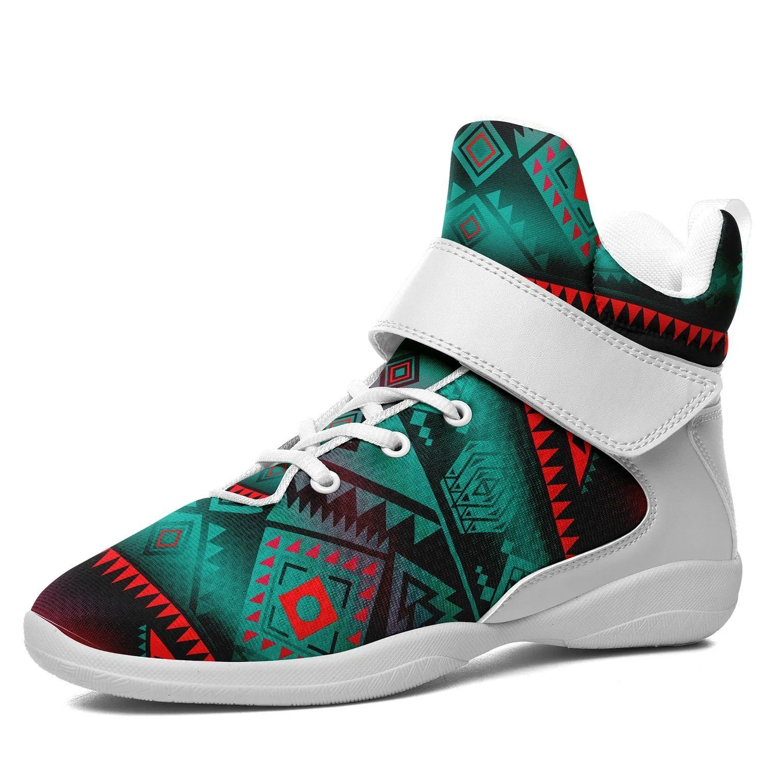 California Coast Summer Gather Ipottaa Basketball / Sport High Top Shoes - White Sole