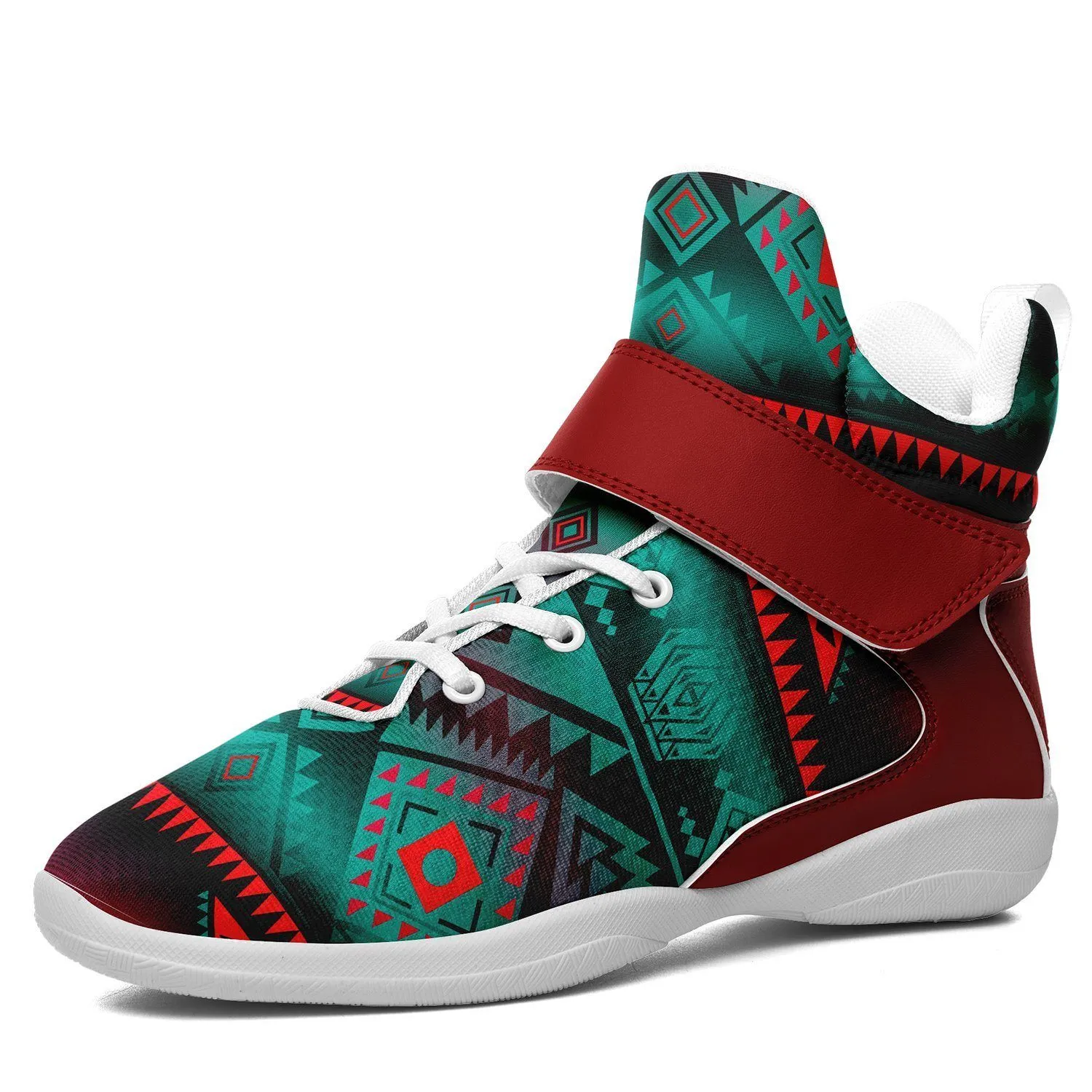 California Coast Summer Gather Ipottaa Basketball / Sport High Top Shoes - White Sole