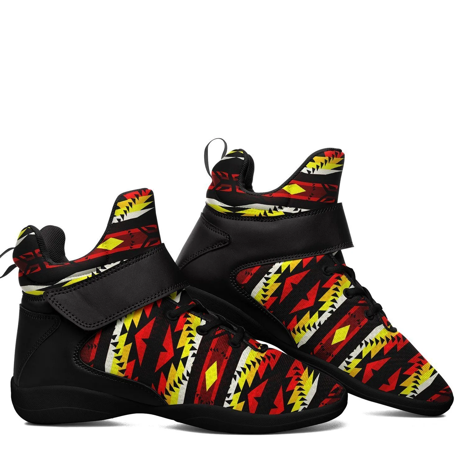 Canyon War Party Ipottaa Basketball / Sport High Top Shoes - Black Sole