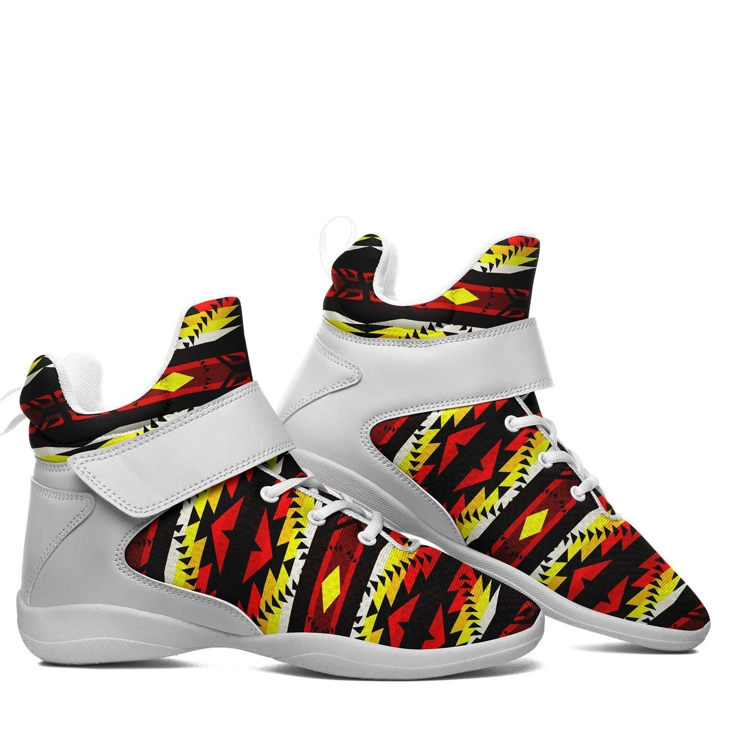 Canyon War Party Ipottaa Basketball / Sport High Top Shoes - White Sole