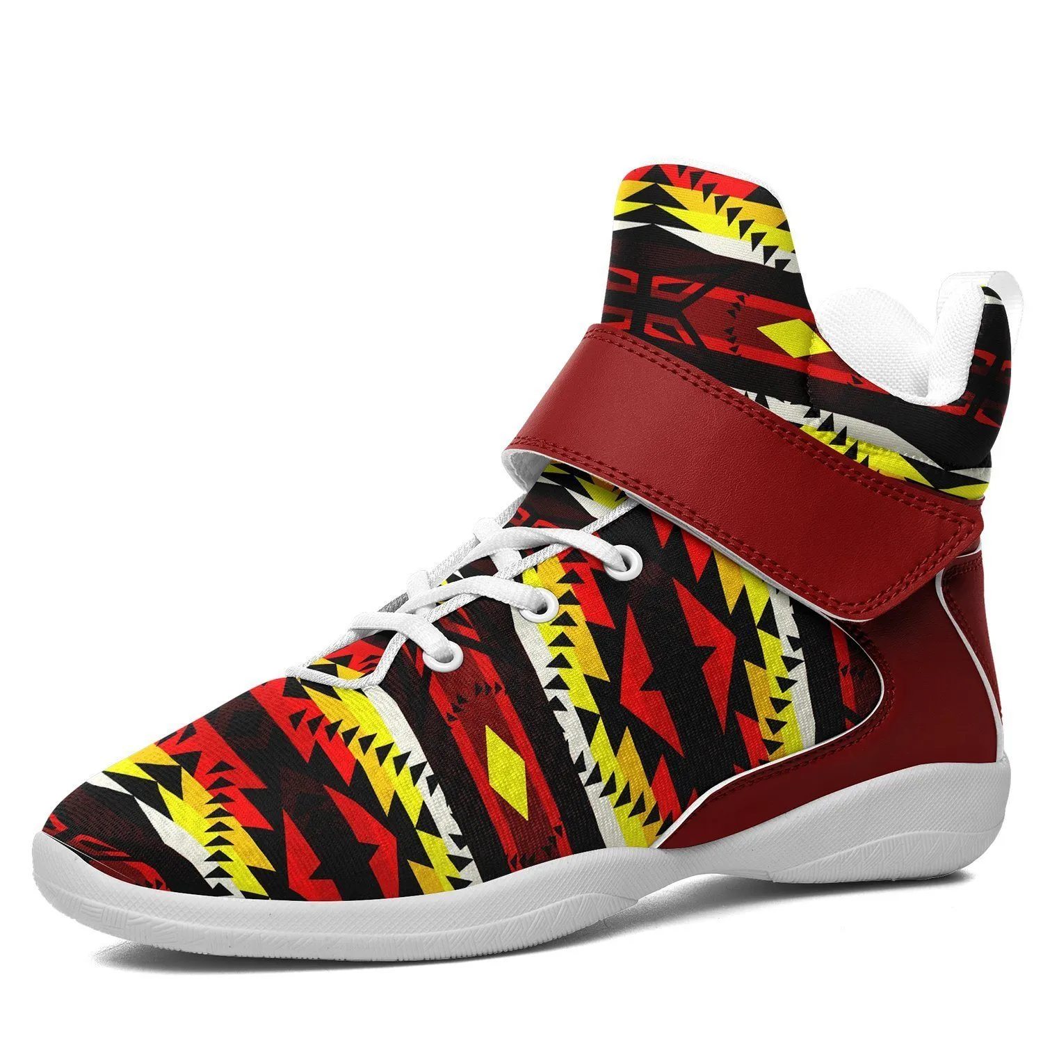 Canyon War Party Ipottaa Basketball / Sport High Top Shoes - White Sole