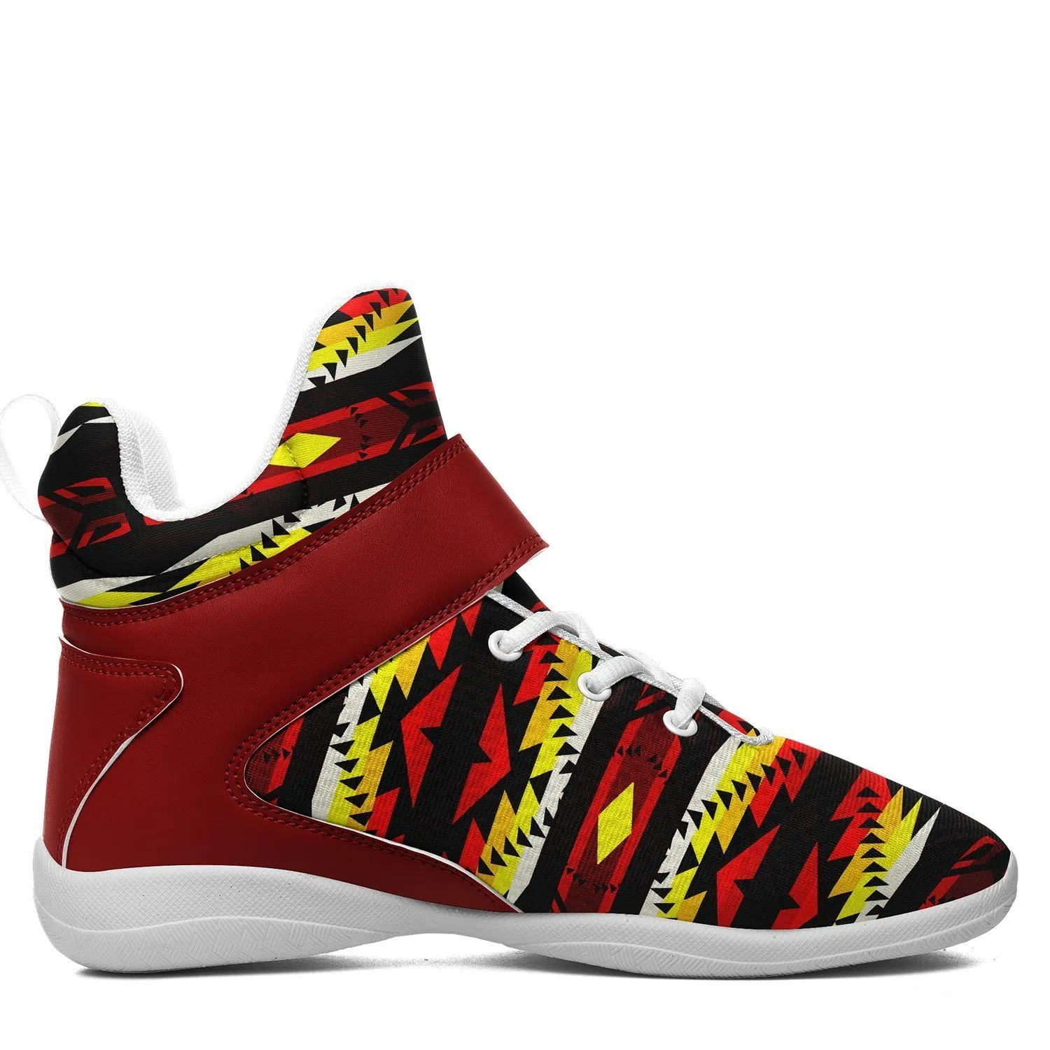 Canyon War Party Ipottaa Basketball / Sport High Top Shoes - White Sole