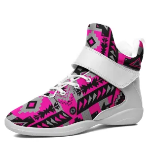 Chiefs Mountain Sunset Ipottaa Basketball / Sport High Top Shoes - White Sole