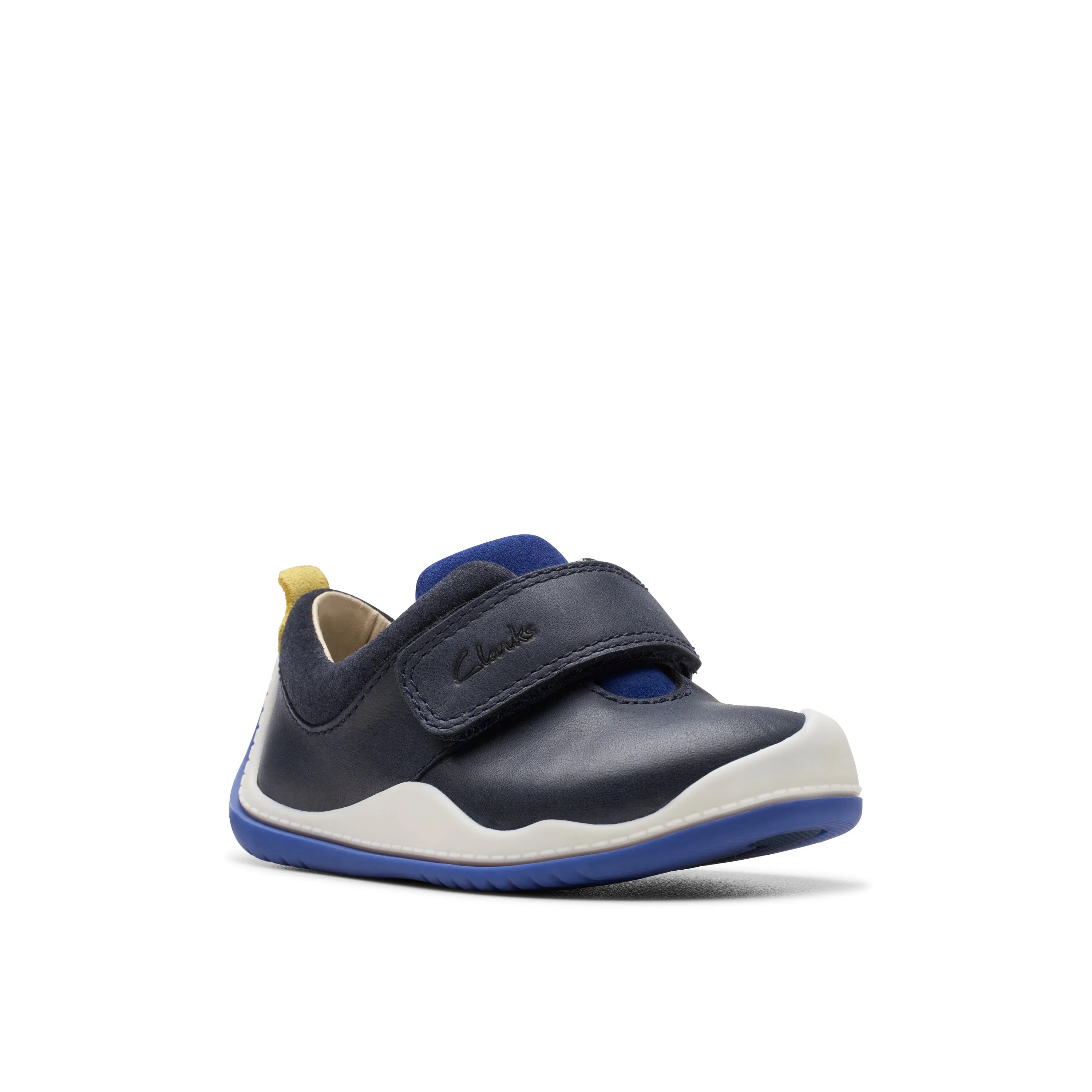 Clarks Roller Fun T Boys Navy First Shoes