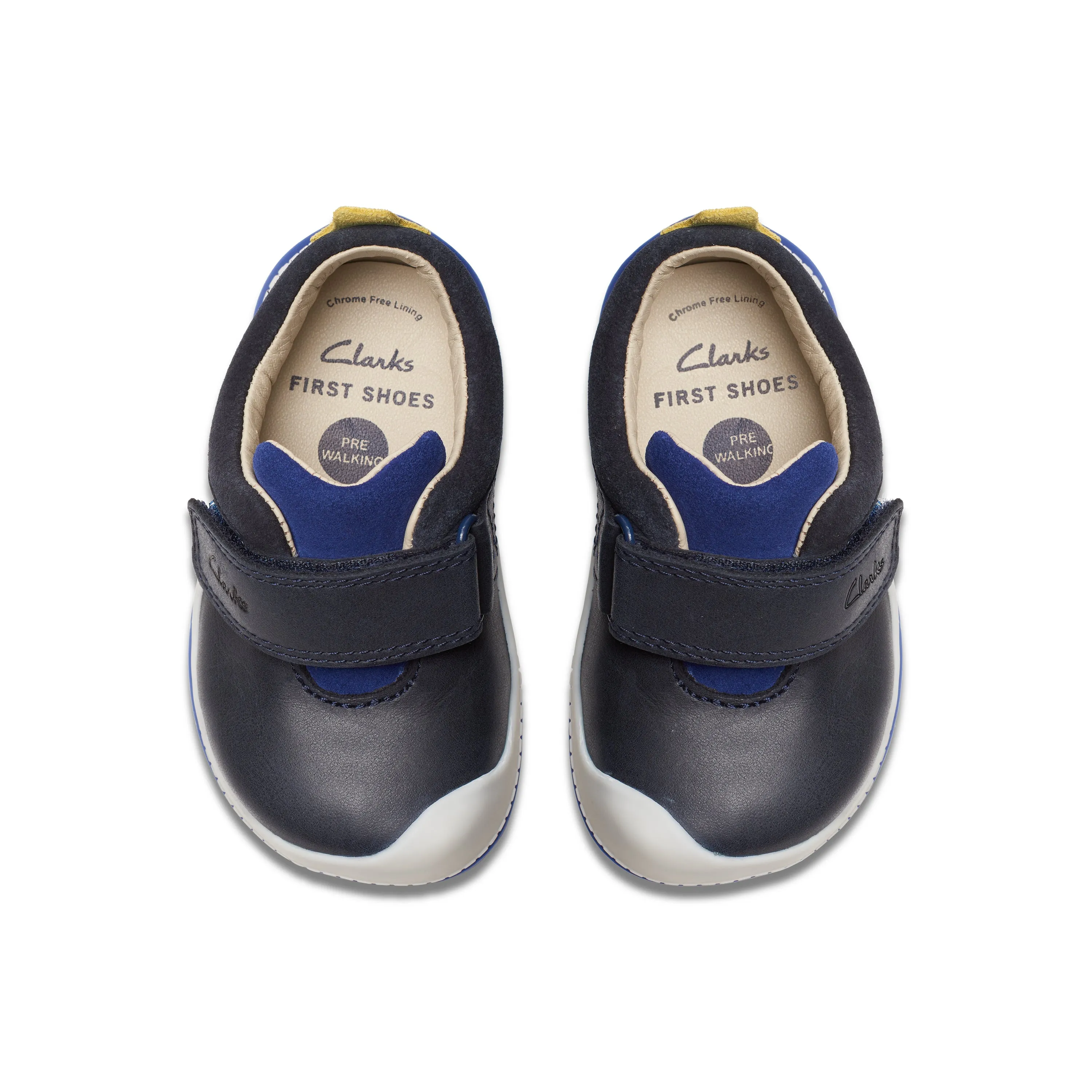 Clarks Roller Fun T Boys Navy First Shoes