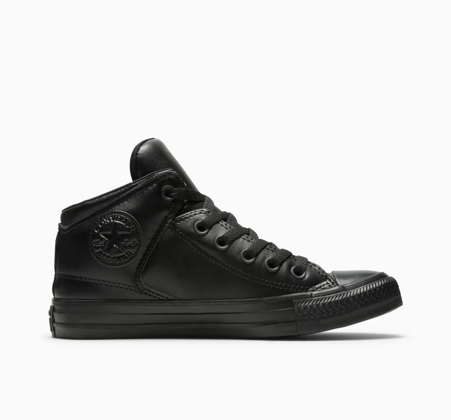 CONVERSE UNISEX CHUCK TAYLOR ALL-STAR HIGH STREET TRIPLE BLACK SHOE