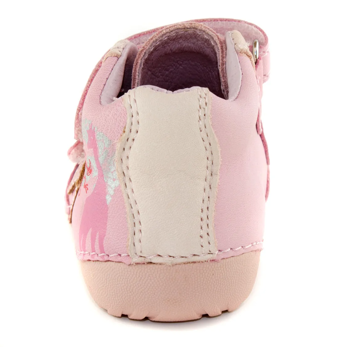 D.D. Step toddler girl shoes light pink Africa theme size US 4-8