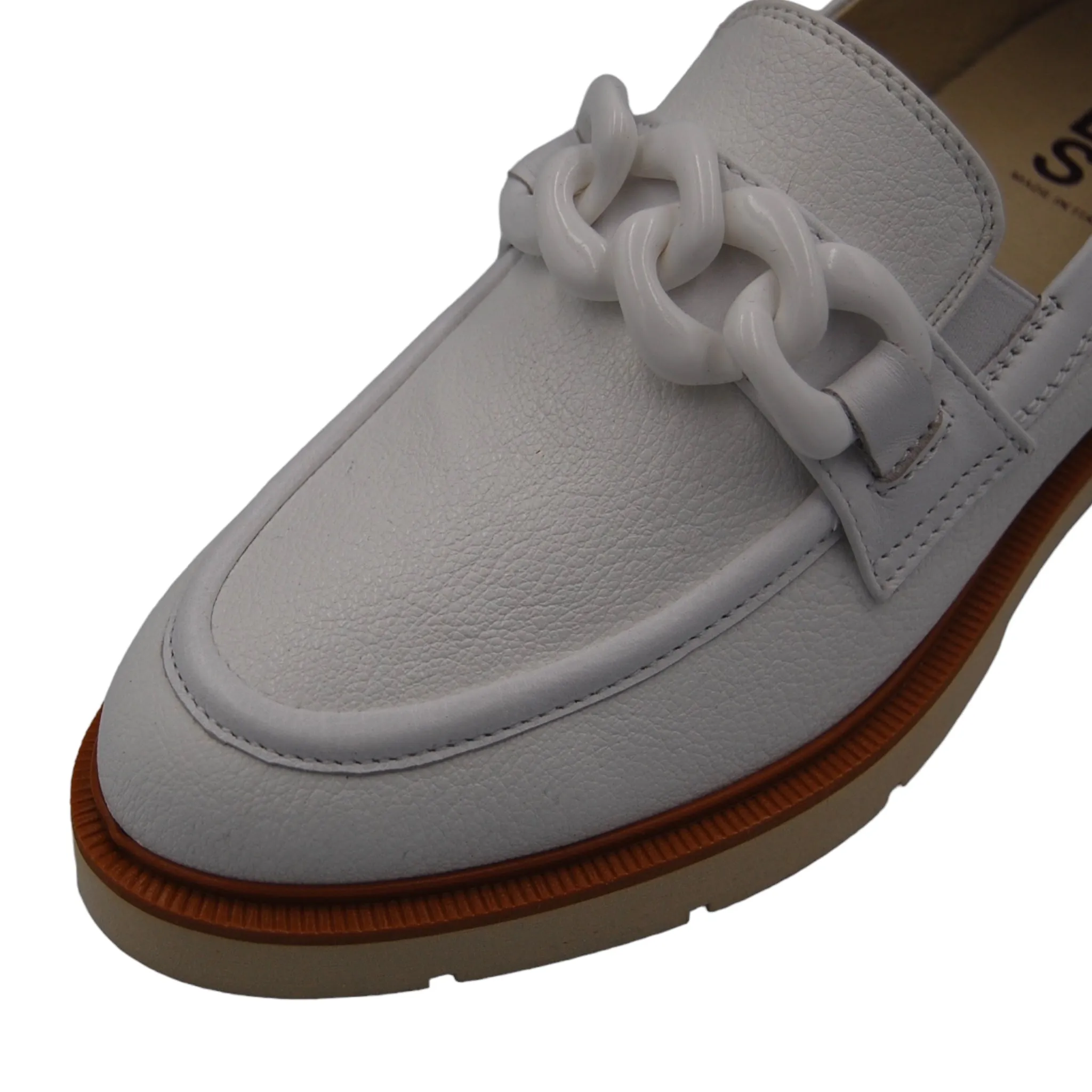 DL Sport Chain Loafer White