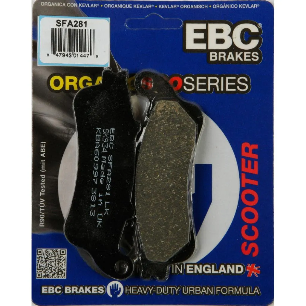 EBC Organic Brake Pads | SFA281