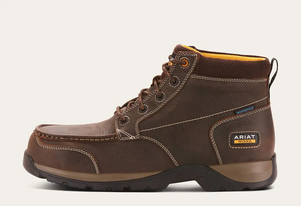 Edge LTE Chukka H20 Comp Toe in Dark Brown by Ariat