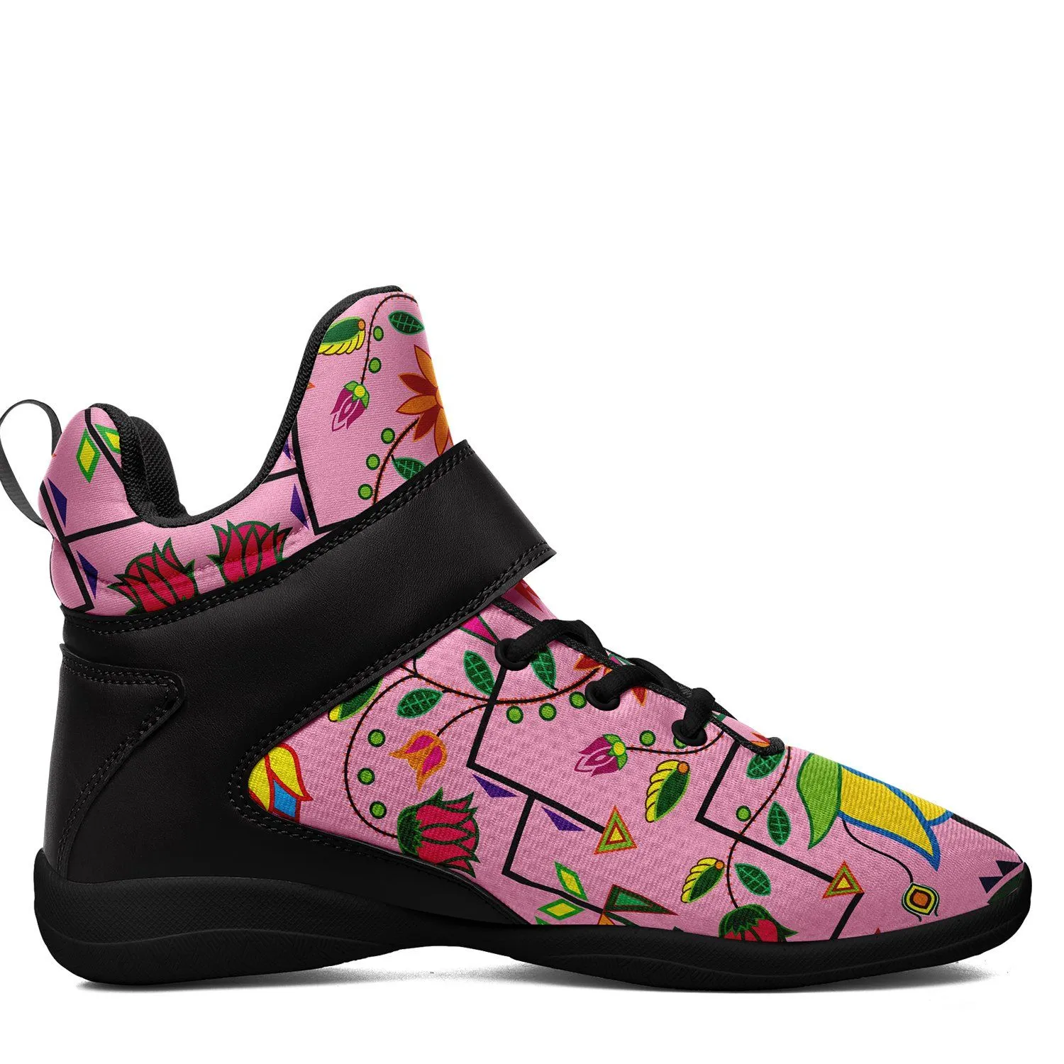 Geometric Floral Summer Sunset Ipottaa Basketball / Sport High Top Shoes