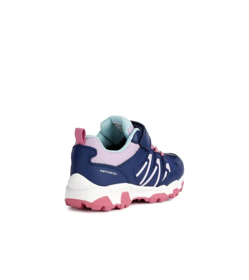 Geox Junior Girls Navy Runner Magnetar J264LA