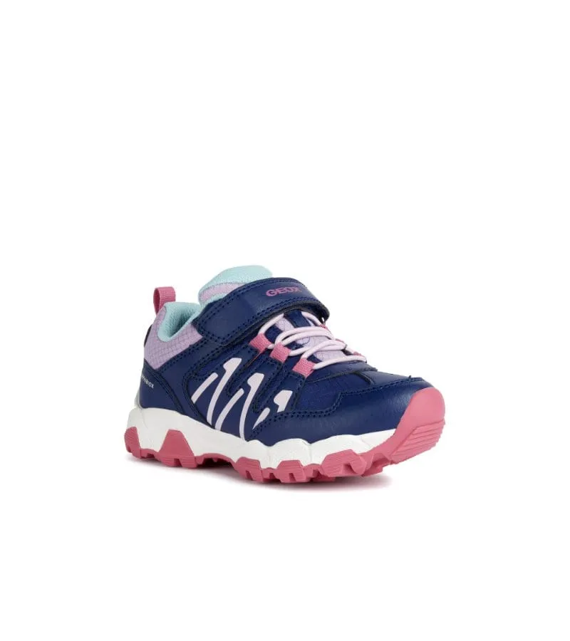 Geox Junior Girls Navy Runner Magnetar J264LA