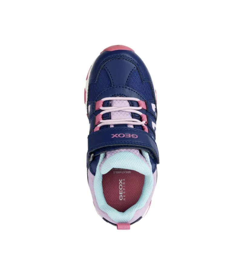 Geox Junior Girls Navy Runner Magnetar J264LA