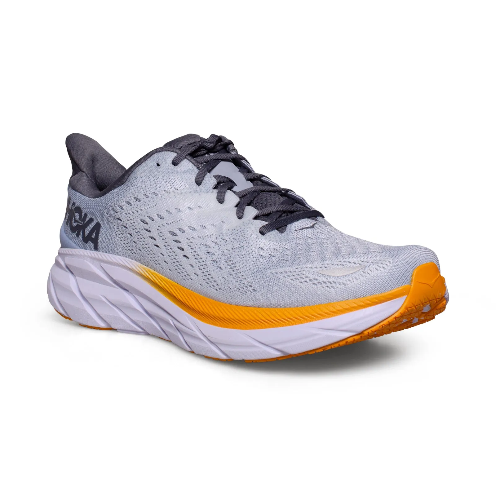 Hoka One One Clifton 8 Blue Fog / Plein Air Cloud Running Shoes - Men's