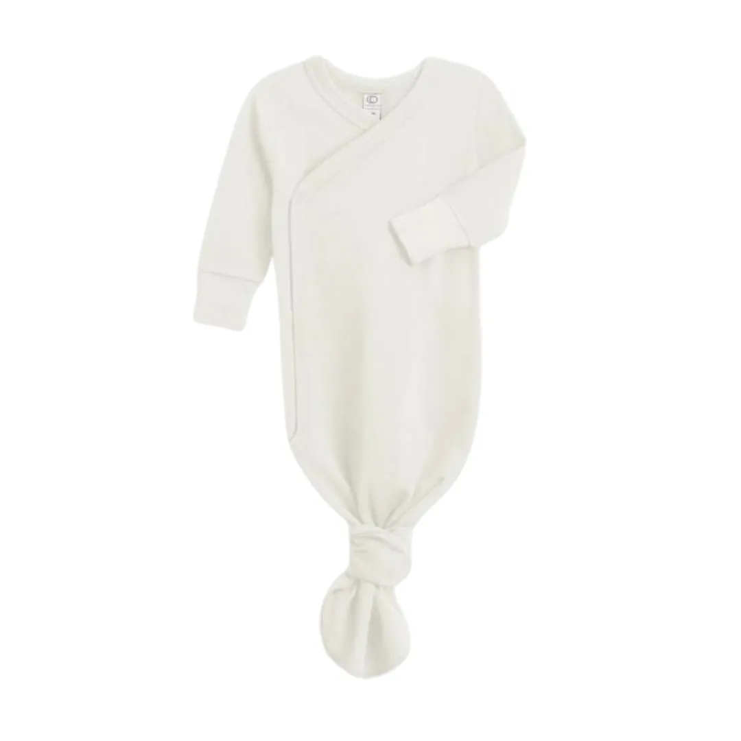 Indy Organic Kimono Gown - Ivory