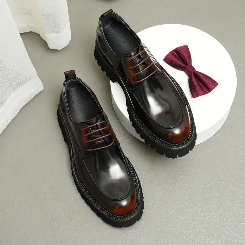 LeatherLux Classy Oxford Dress Shoes