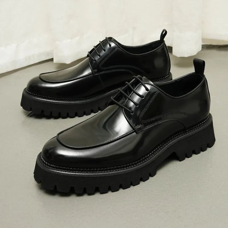 LeatherLux Classy Oxford Dress Shoes