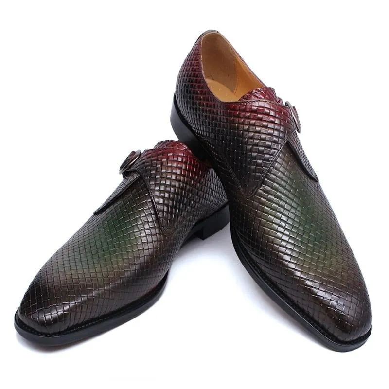 Luxury Exotic Texture Slip-On Dress Shoes