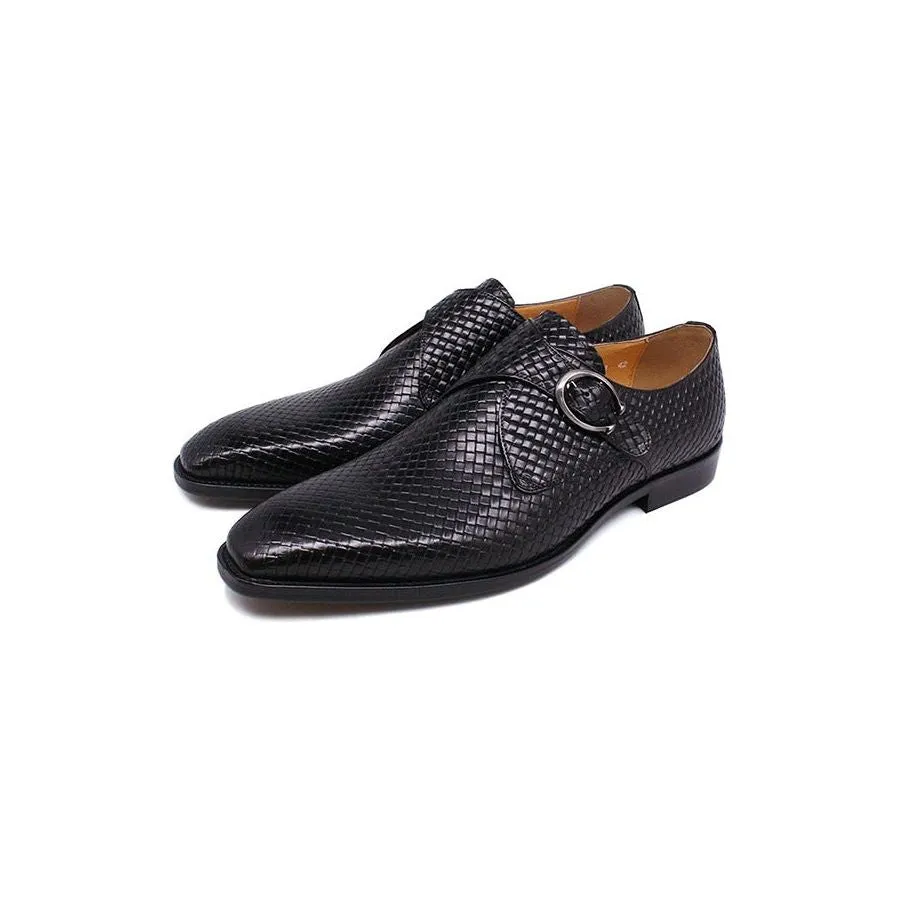 Luxury Exotic Texture Slip-On Dress Shoes