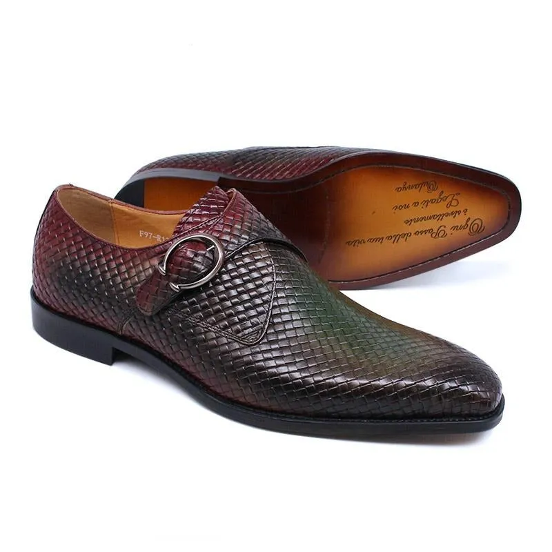 Luxury Exotic Texture Slip-On Dress Shoes