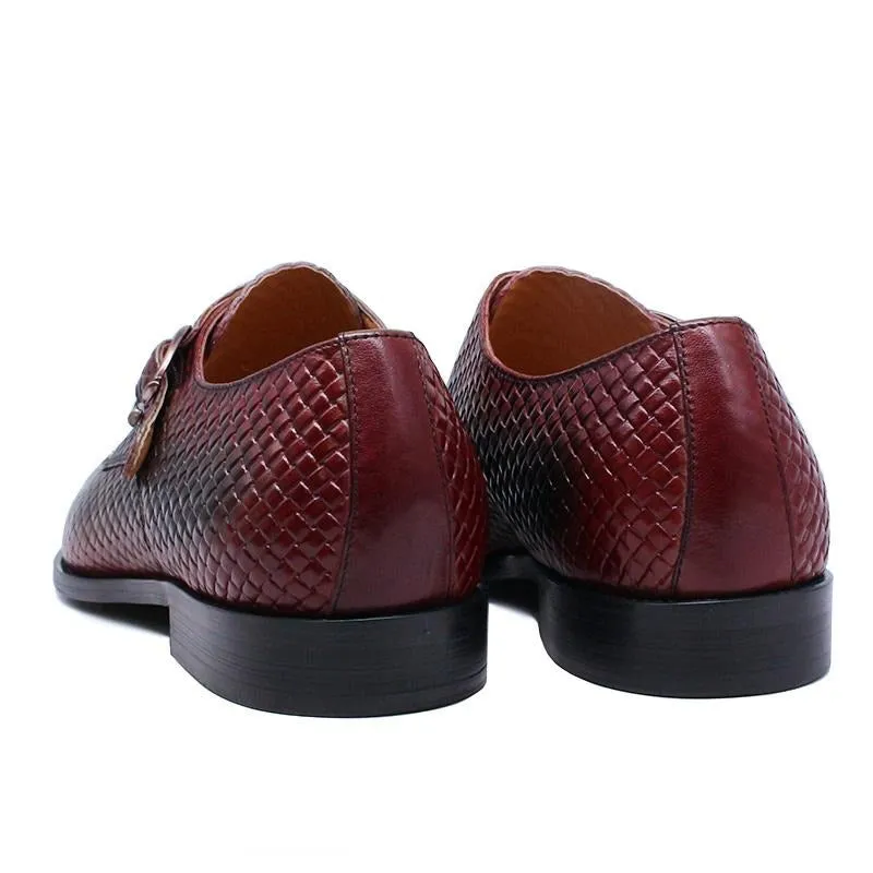 Luxury Exotic Texture Slip-On Dress Shoes