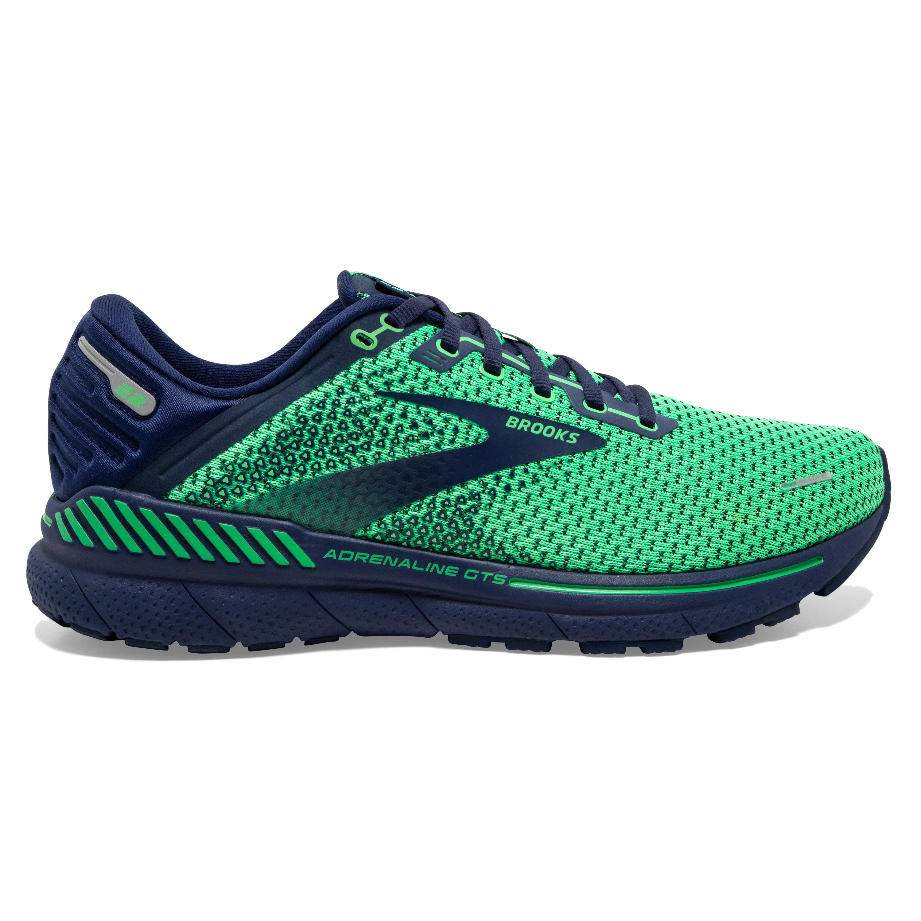 Men's Adrenaline GTS 22 Color: Green/Navy