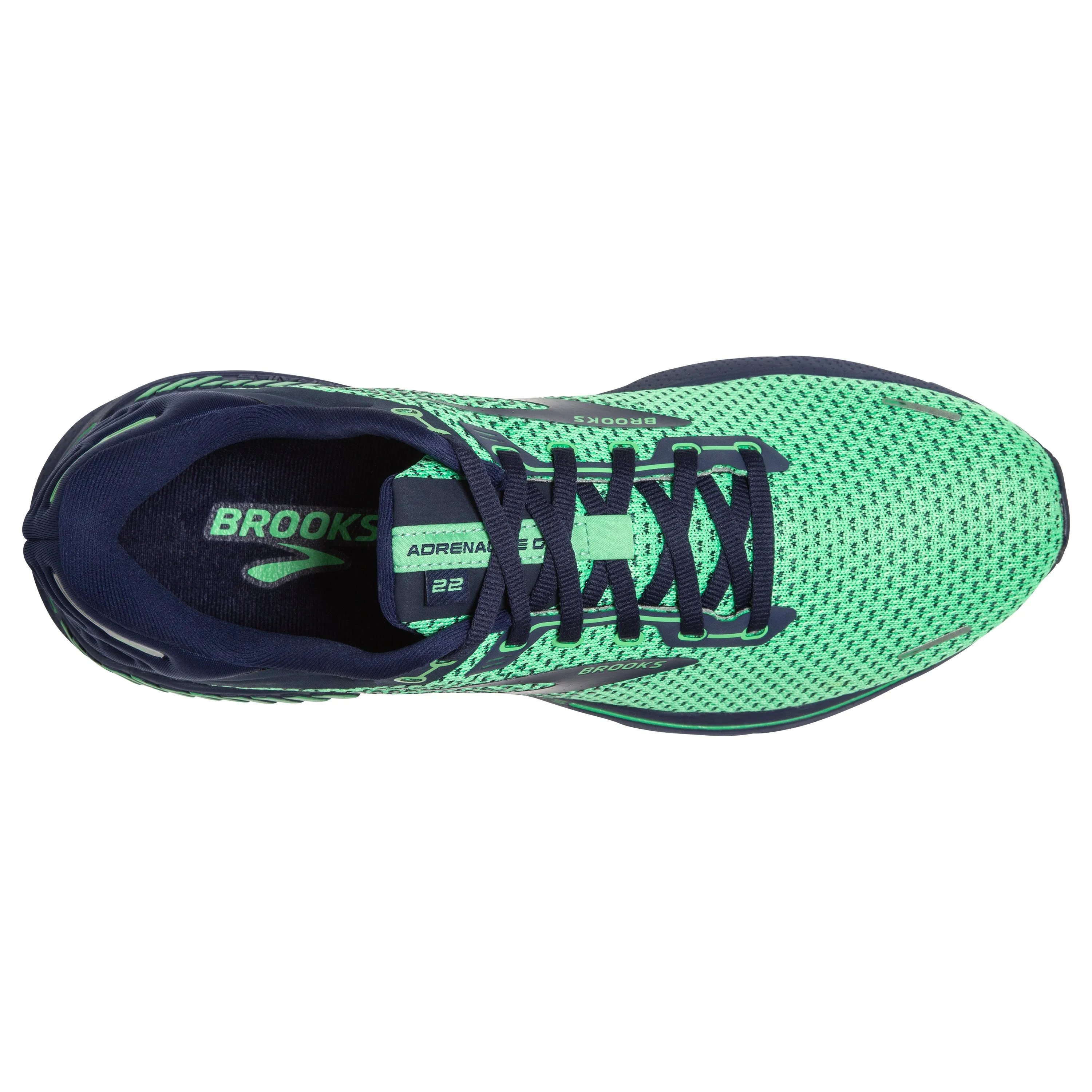 Men's Adrenaline GTS 22 Color: Green/Navy