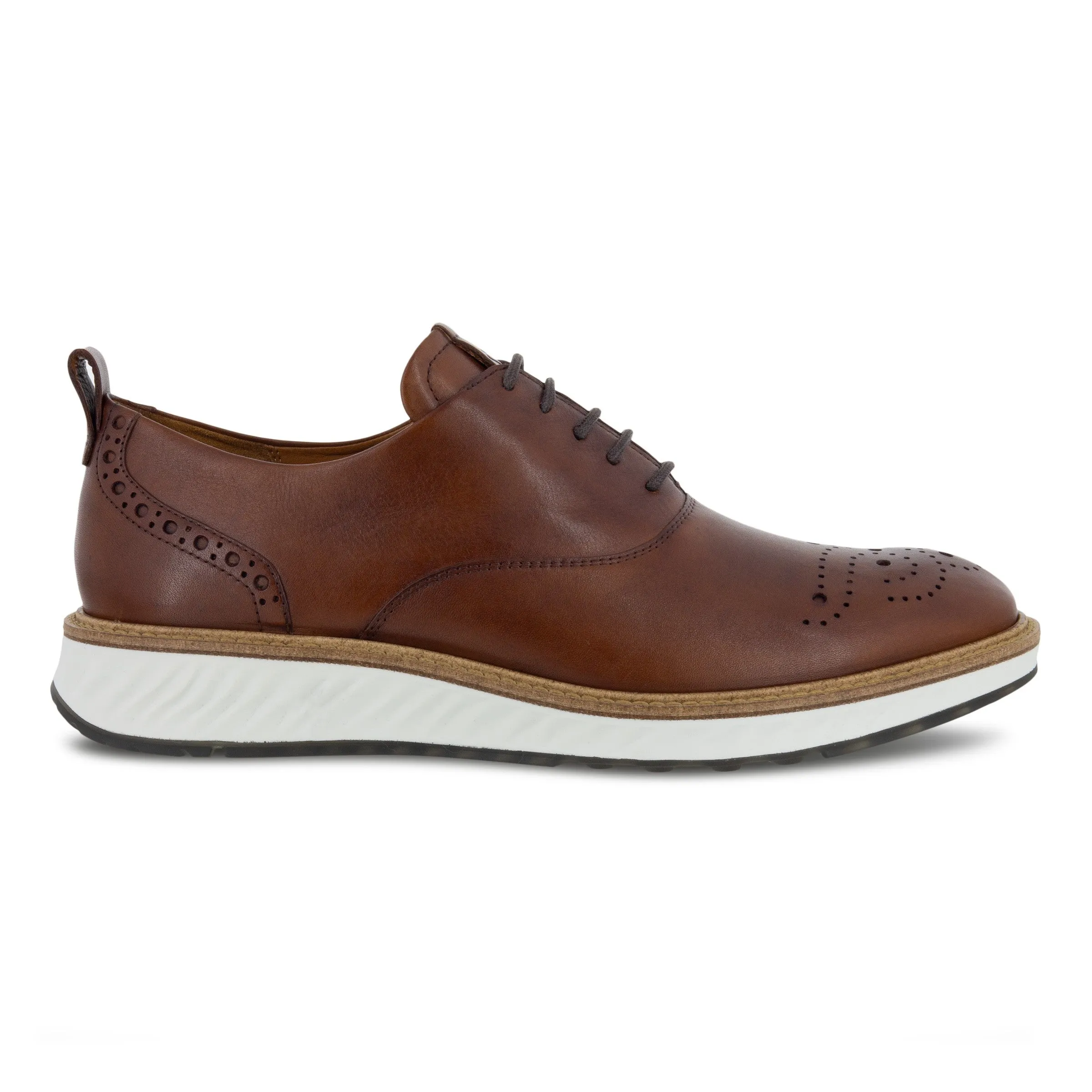 Men's Ecco St.1 Hybrid Shoe Color: Cognac