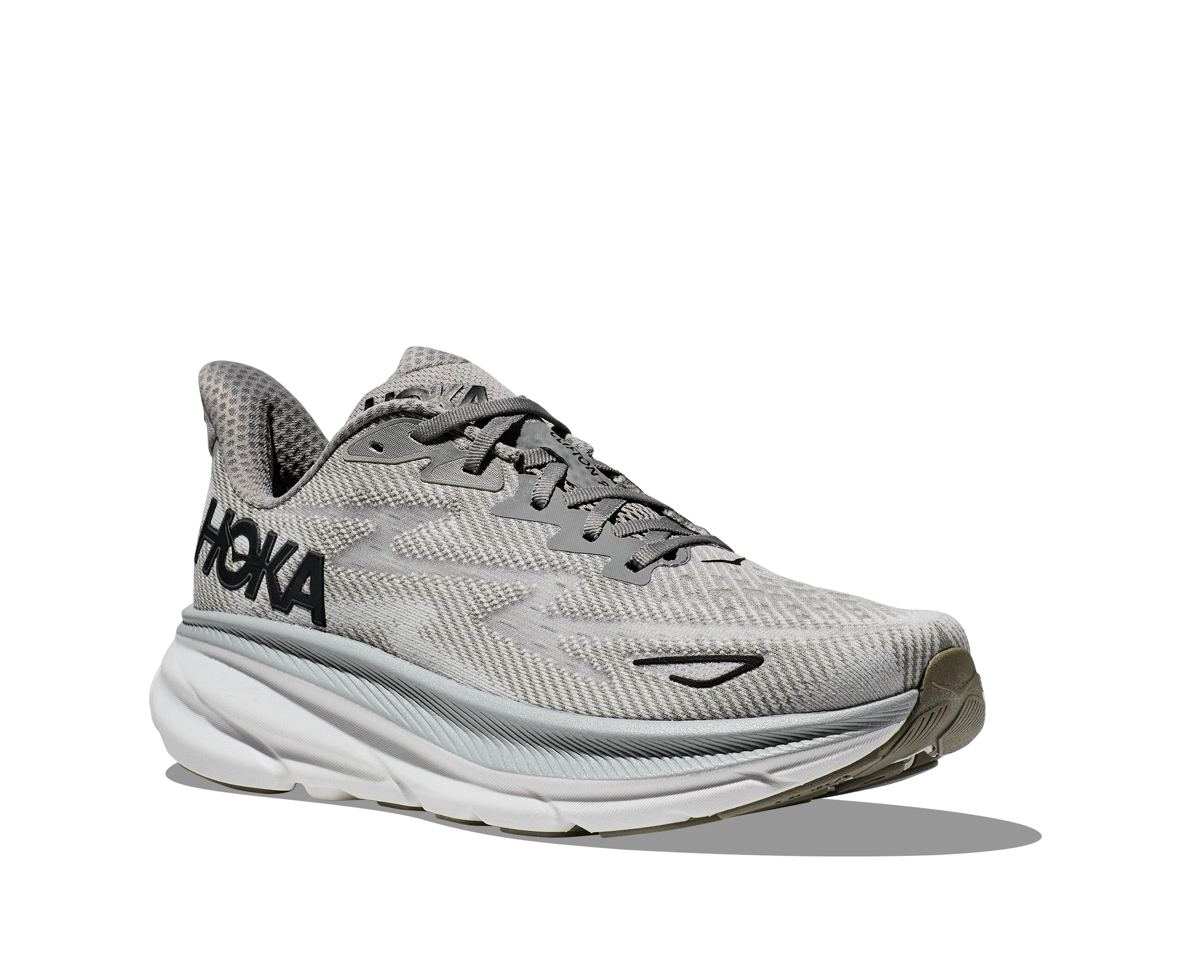 Men's Hoka One One Clifton 9 Color: Harbor Mist / Black