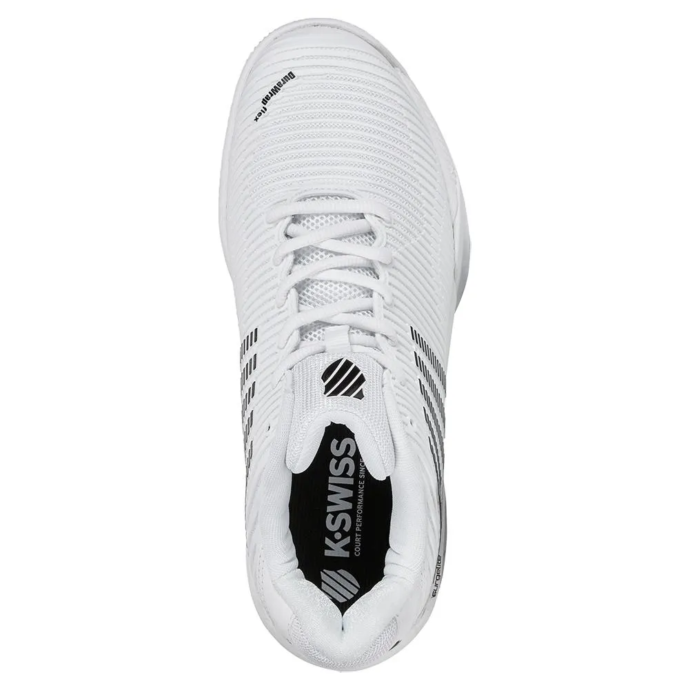 Men's Hypercourt Express 2 Clay Tennis Shoes White and Black