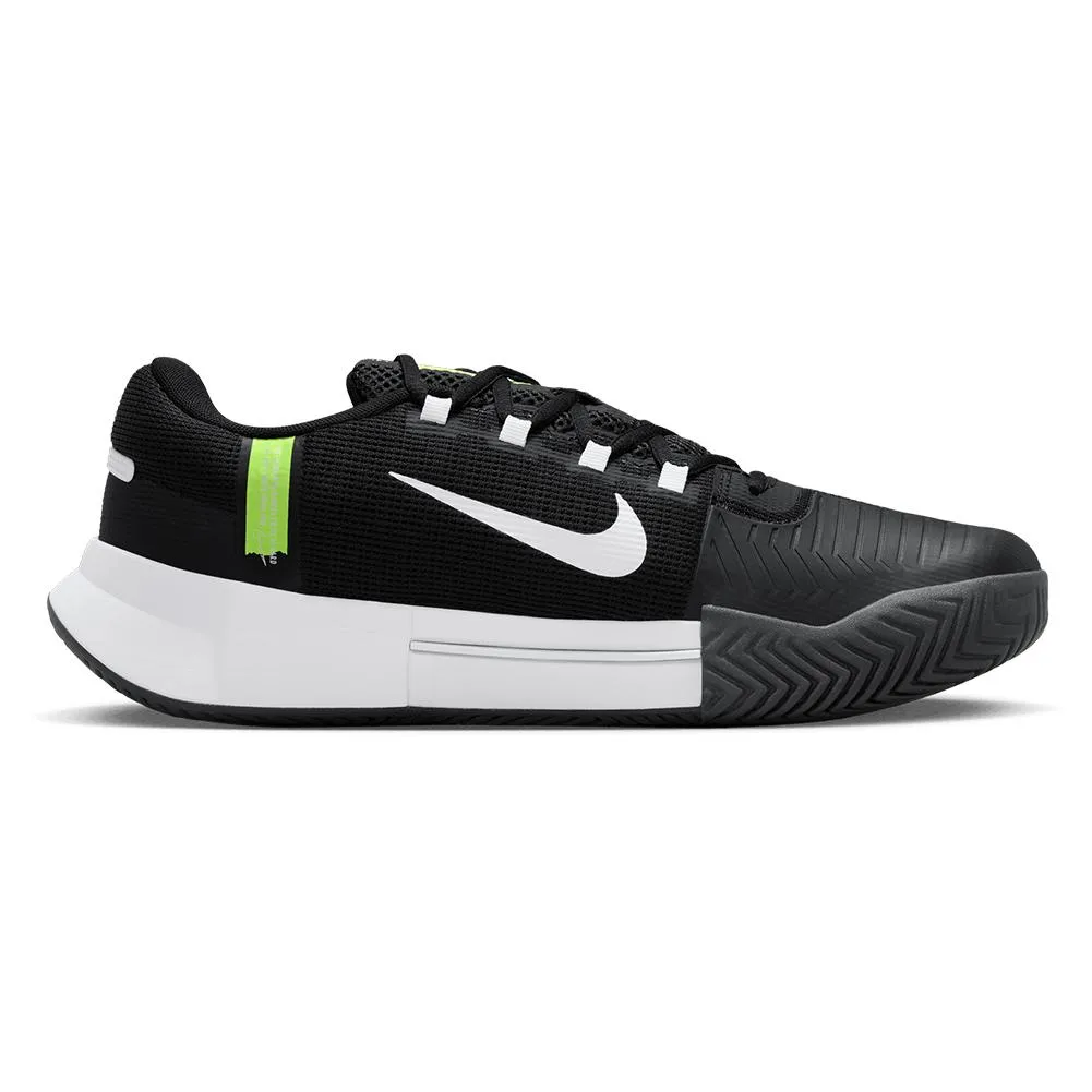 Men's Zoom GP Challenge 1 Tennis Shoes Black and White