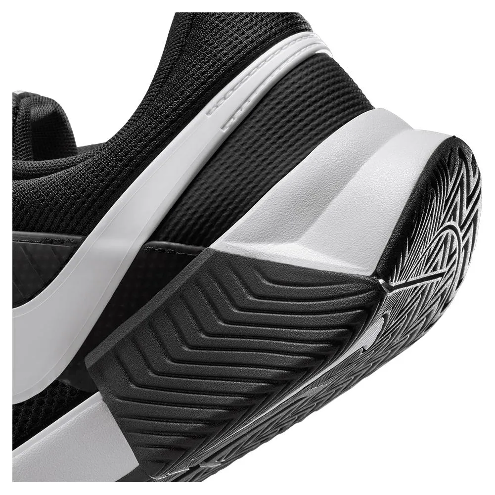 Men's Zoom GP Challenge 1 Tennis Shoes Black and White