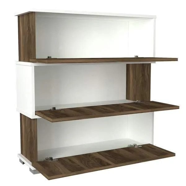 MINK Shoe Cabinet White-Walnut