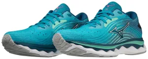 Mizuno | Wave Sky 6 | Women's | Enamel Blue/White